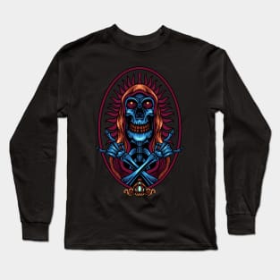 stylish skull Long Sleeve T-Shirt